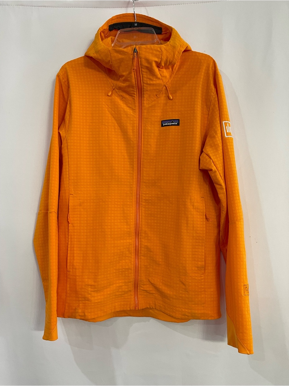 Patagonia R1 Techface hoody jacket bright orange men’s medium style 83576SP20 - Picture 1 of 13